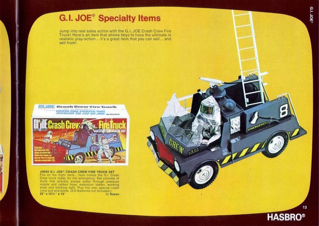 gi joe crash crew fire truck
