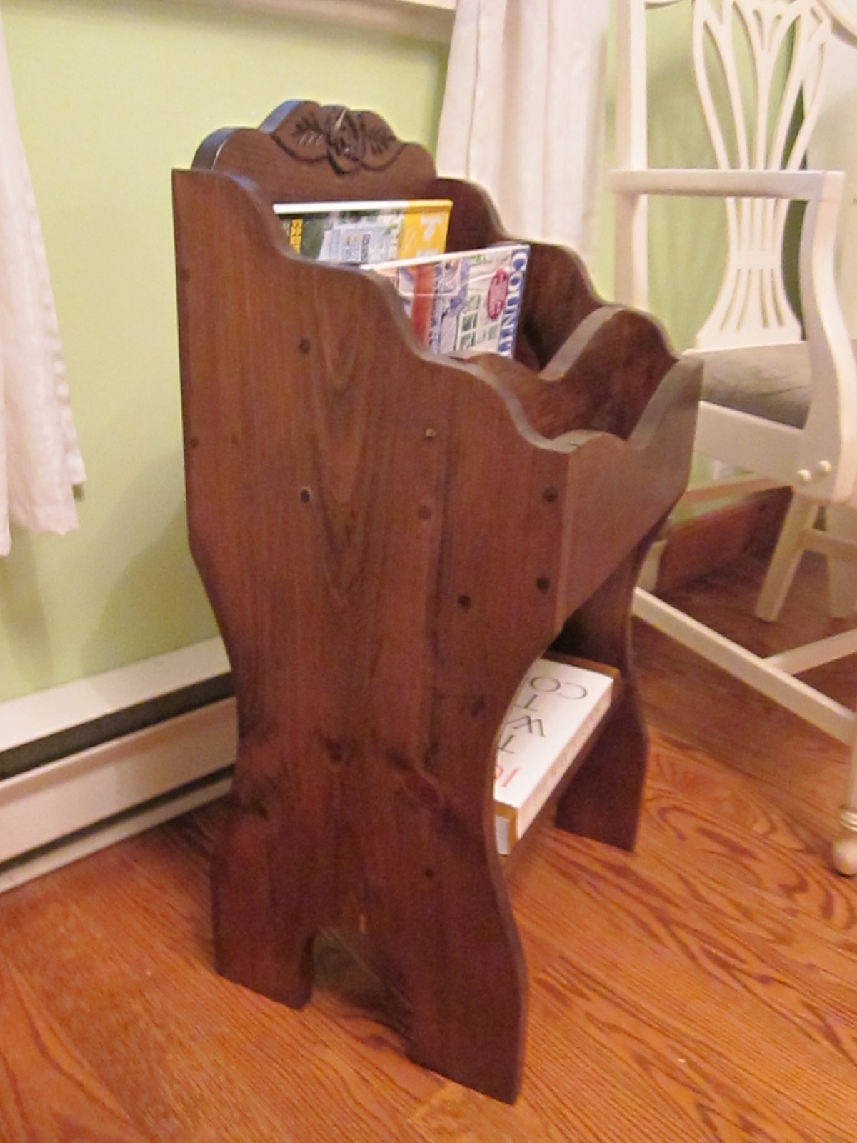 plans for wood magazine rack