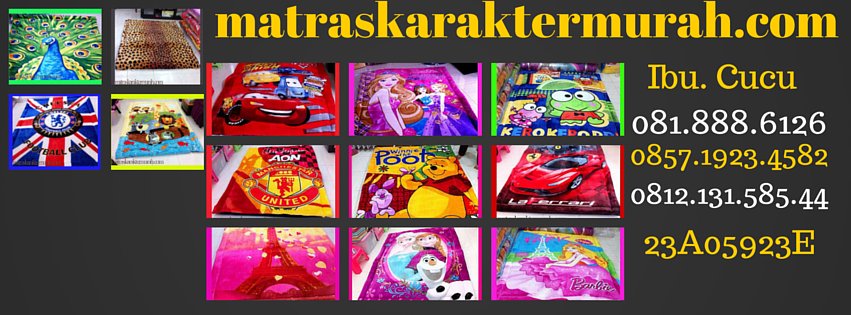 KASUR KARAKTER MURAH, DISTRIBUTOR KASUR KARAKTER, MATRAS KARAKTER ANAK