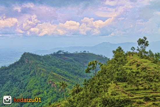 Perbukitan Zona Batur Agung Utara puncak tertinggi gunungkidul