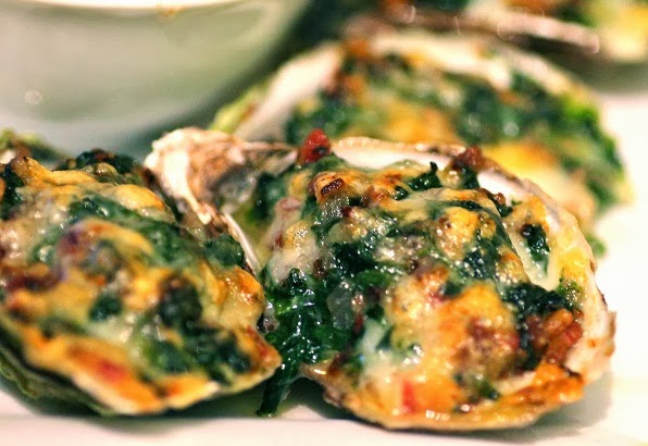 Oysters Rockeffeller with Twin Toppings Recipe