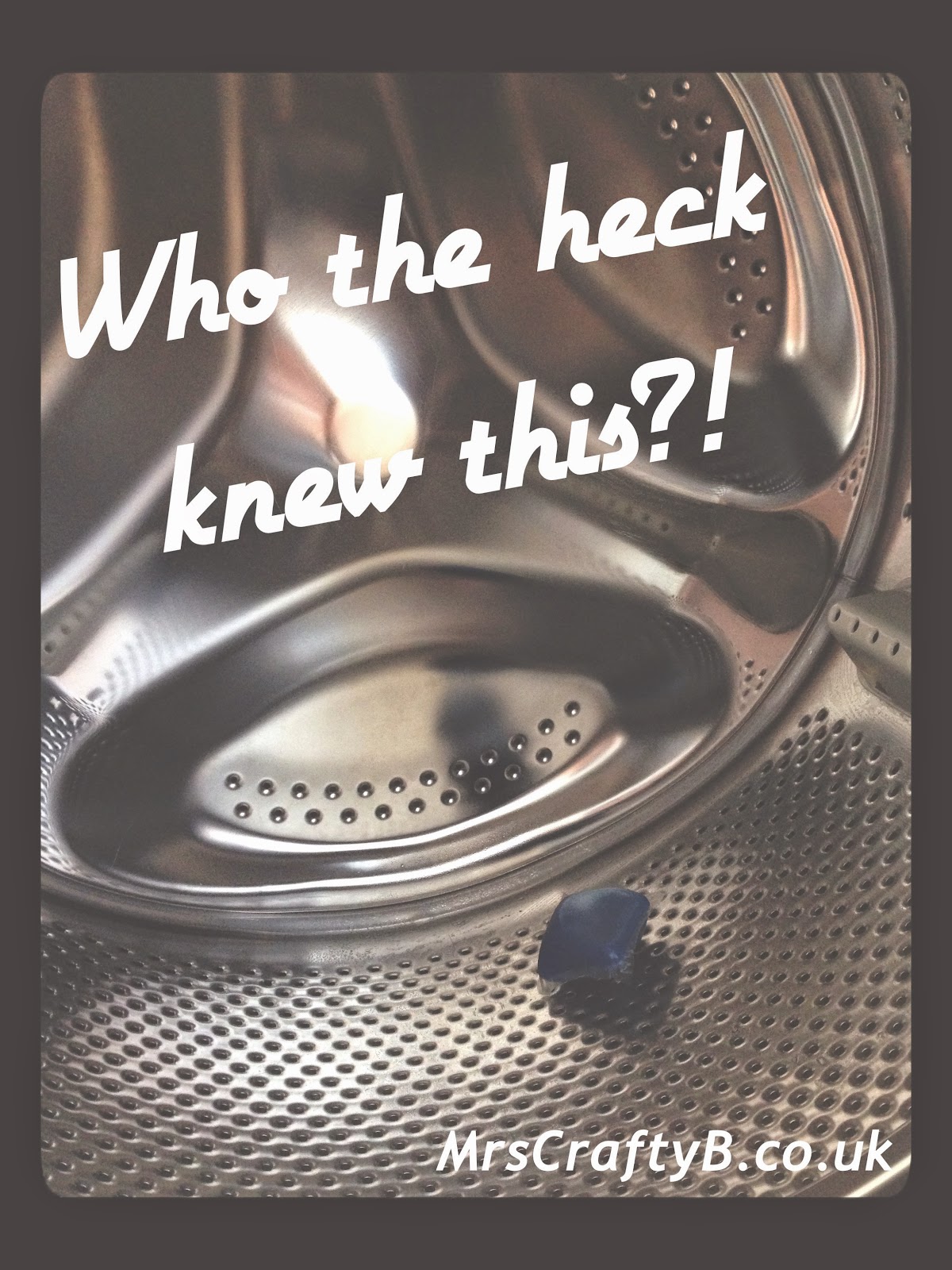 Mrs Crafty B How to REALLY Use Laundry Tablets