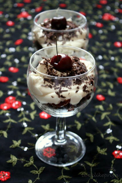 Cook like Priya: Black Forest Trifle | Easy Black Forest Pudding | Easy ...