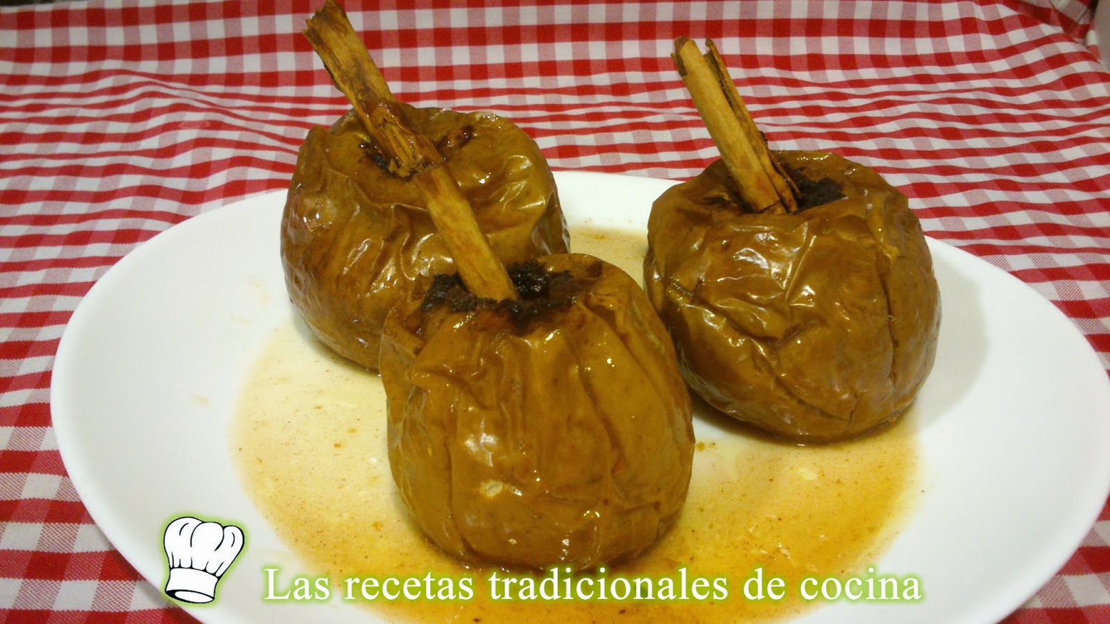 Receta de Manzanas al Horno Recetas de cocina con sabor tradicional