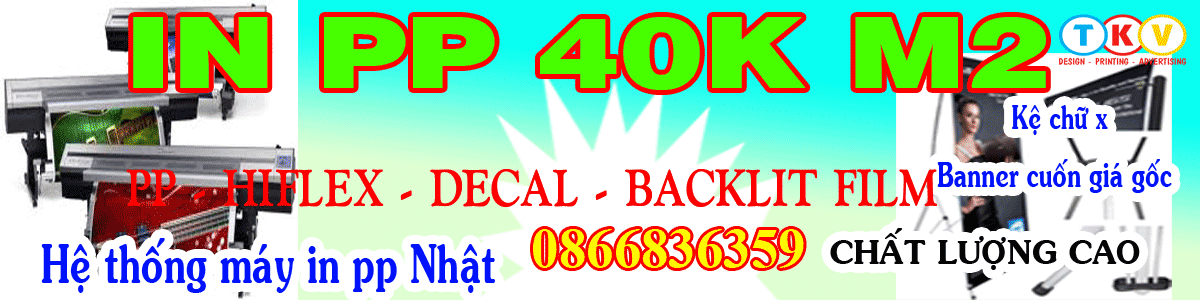 Công ty in PP giá rẻ chất lượng cao tại TPHCM