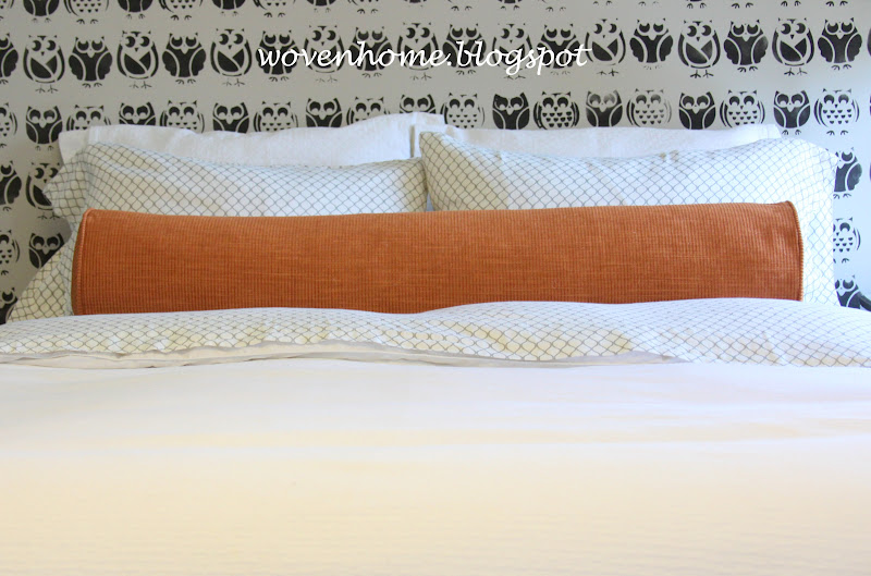 Woven Home Long Lumbar Pillow Tutorial