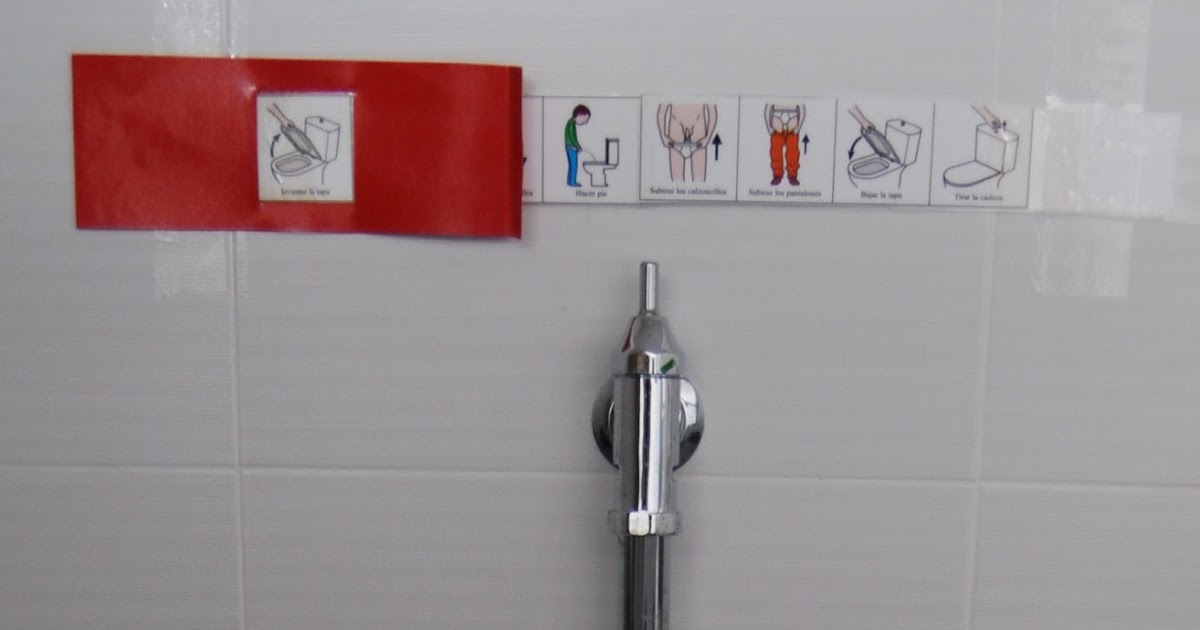 El baúl de A.L Secuencia de pictogramas para ir hacer pis con un niñ