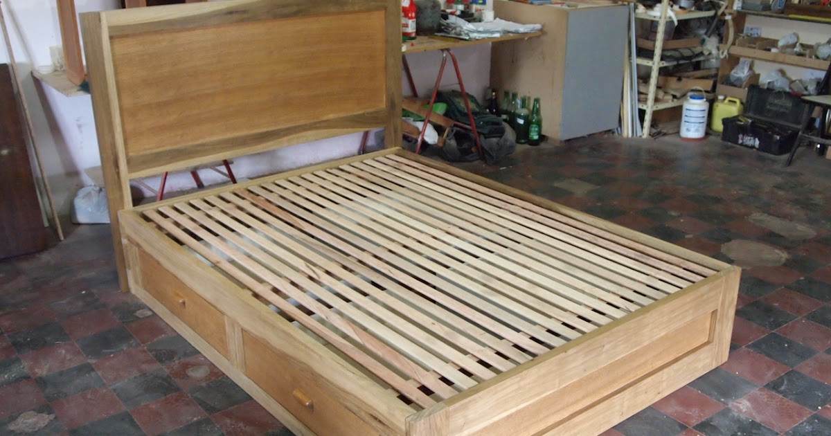 muebles a medida Cama con cajones + respaldo Madera petiribí muebles a medida Cama con cajones + respaldo Madera petiribí