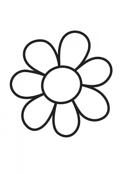 Big Flower Coloring Pages
