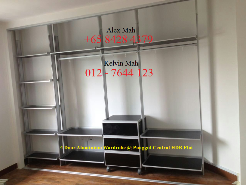 Malaysia and Singapore Renovation, Aluminium Wardrobe and Aluminium
