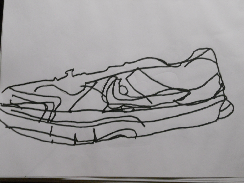 Contour Line Drawing Shoes : Contour line drawing shoe imgkid the image kid