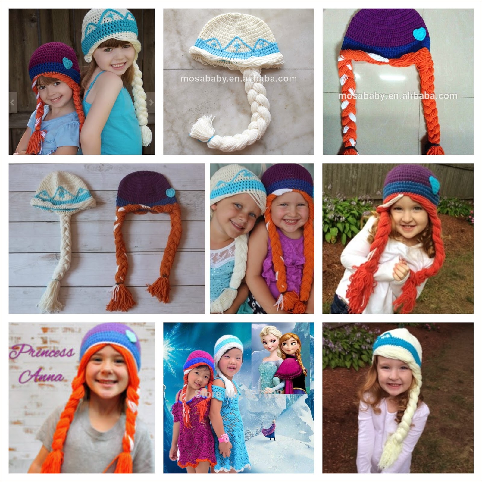 Frozen Inspired Crochet Hats Handiy Tutorials