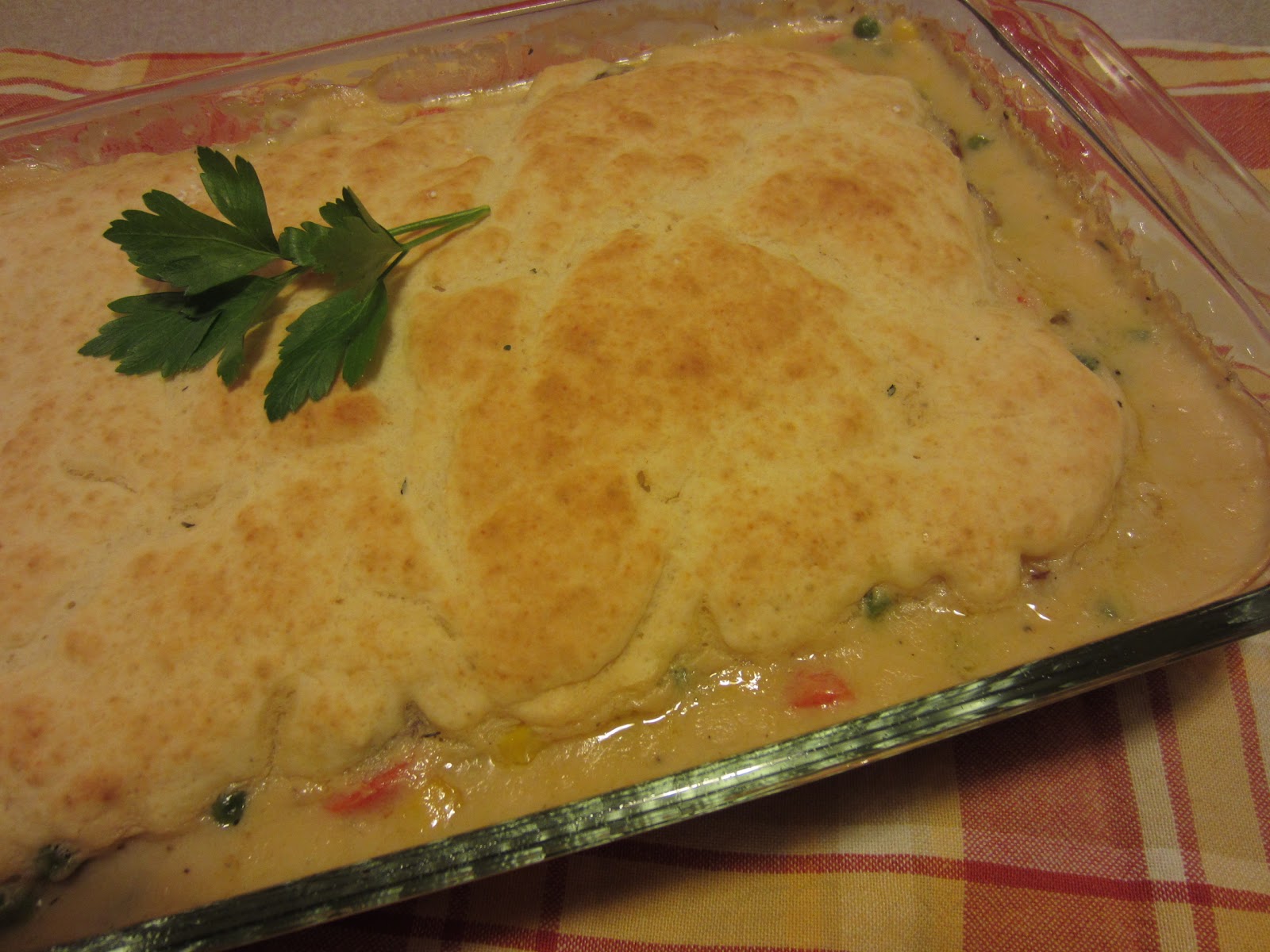 Easy Biscuit Topped Turkey Pot Pie Renee's Kitchen Adventures
