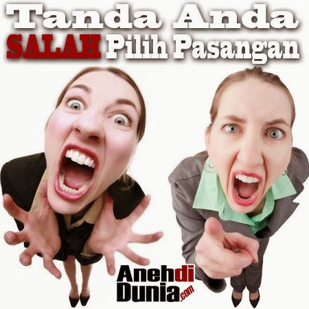 Gambar tanda Anda salah pilih pasangan