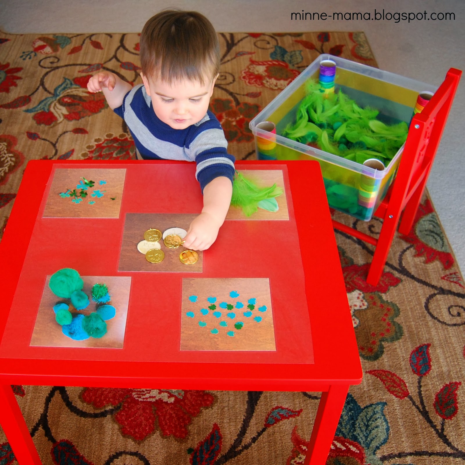 MinneMama Sensory Bin Extension Activity