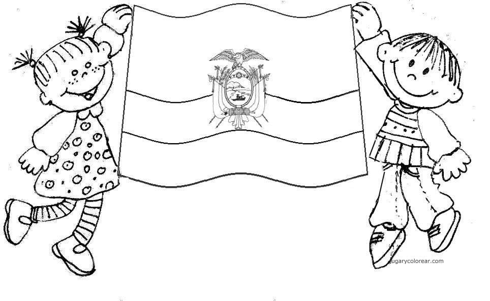 Dibujo de la bandera nacional para cooreor - Imagui
