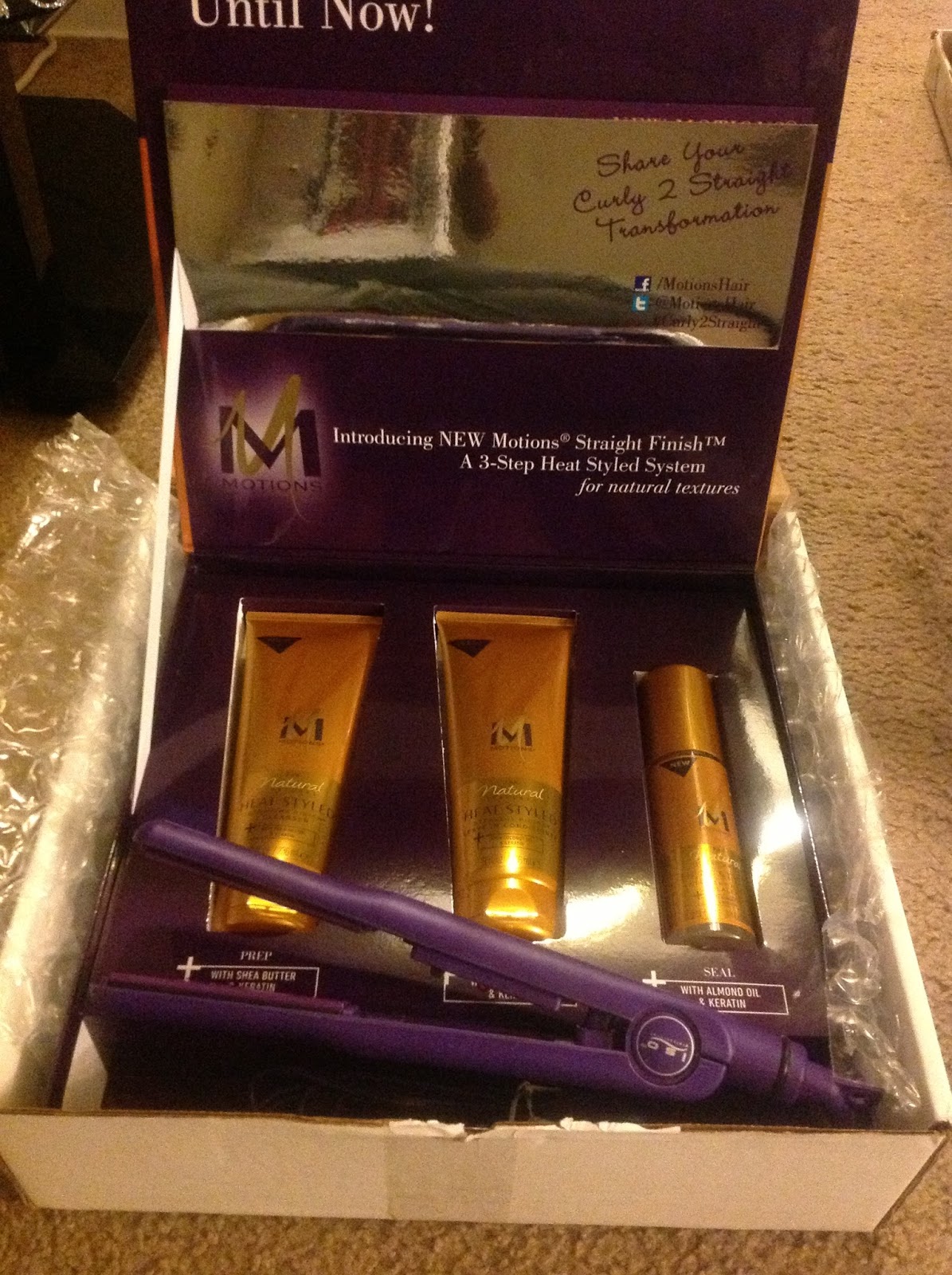 All Naptural Review Motions New Straight Finish 3 Step Heat