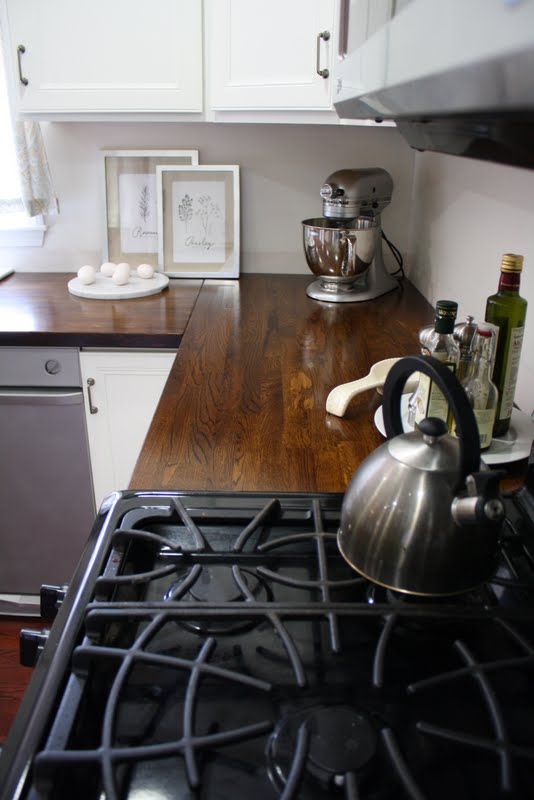 Stillwater Story How to Stain Butcher Block Countertops