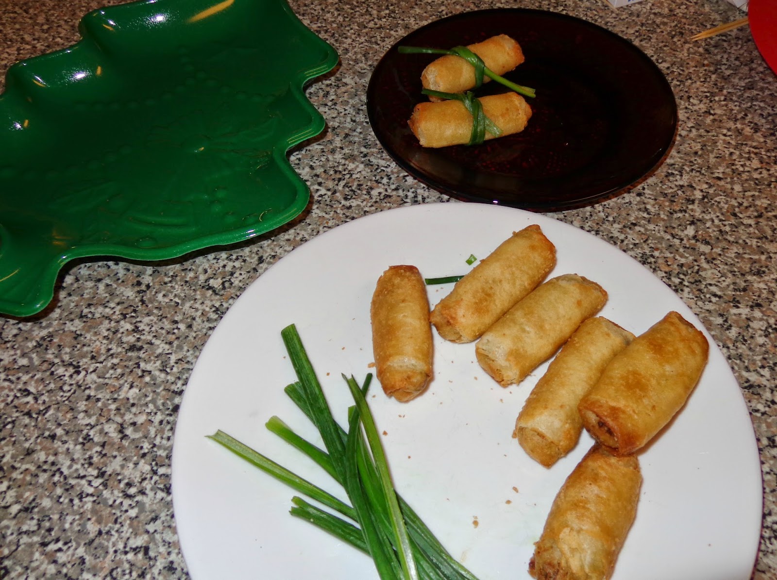 Christmas Eve Asian Inspired Dinner Party with Tai Pei Egg Rolls