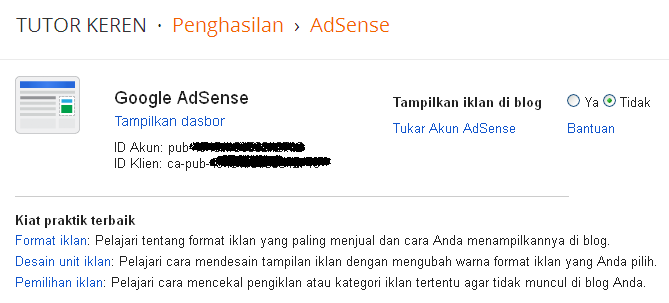 Jika sudah mendaftar ke Google AdSense & diterima google adsense,adsense,mendaftar ke adsense,diterima oleh adsense,tips agar diterima oleh google adsense,blogger,blog,monetisasi