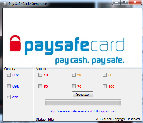 paysafecard keygen download
