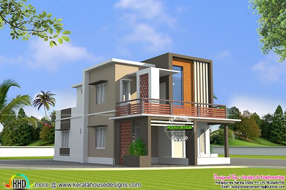 Double floor low cost house architecture