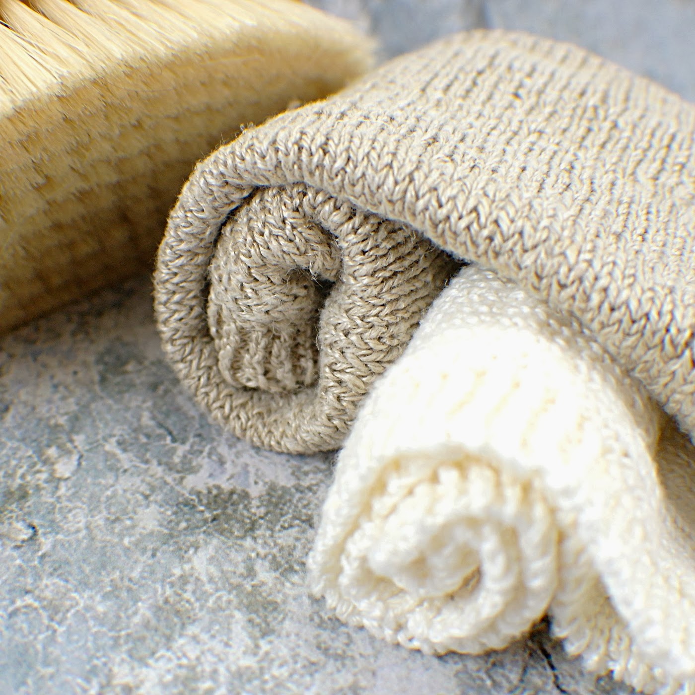 Sue Runyon Designs Knitting hemp washcloths