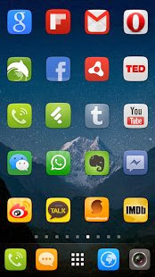 GO Launcher EX UI3.0 theme - screenshot GO Launcher EX UI3.0 theme - screenshot