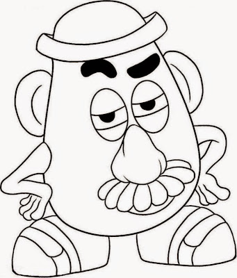 Toy Story Potato Head Coloring Pages