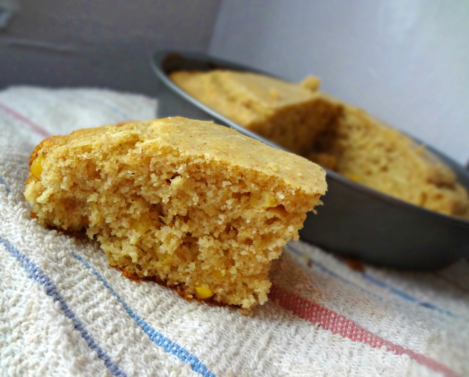 The Cooking Actress Whole Wheat Double Corn Cornbread