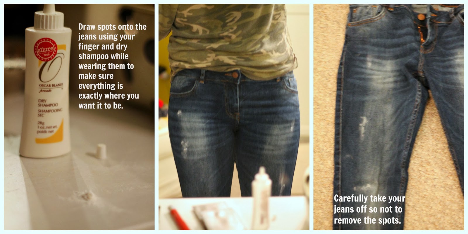 DIY, holes, jeans, distressed, denim
