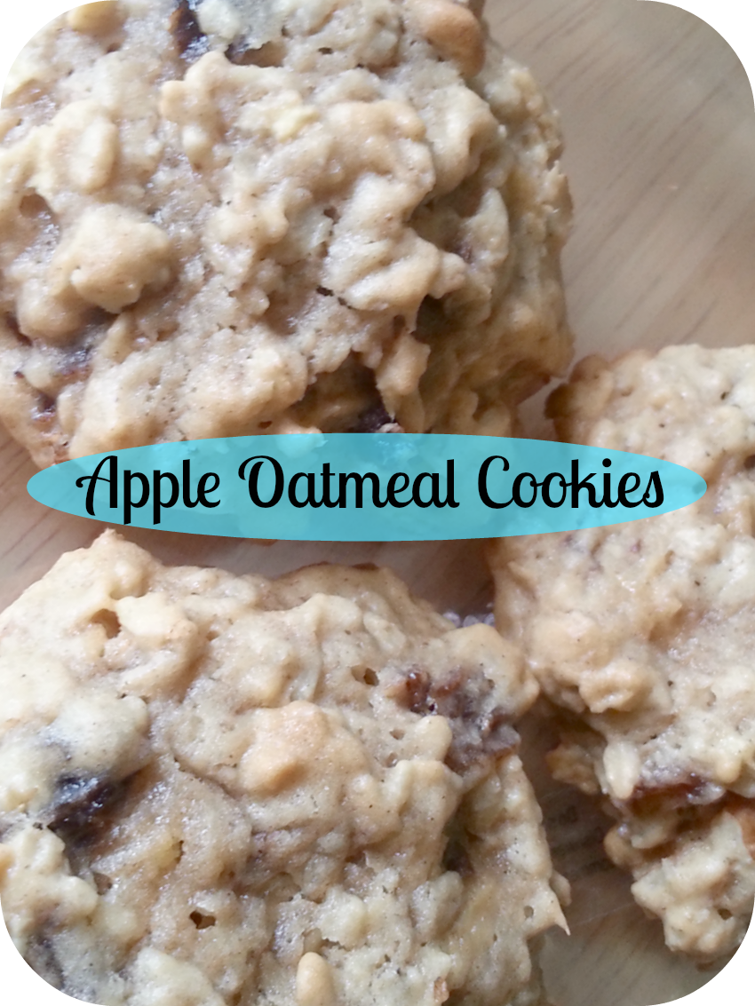 The Better Baker Apple Oatmeal Cookies
