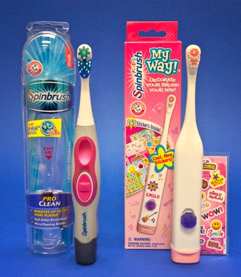 The FDA recommends inspecting the Spinbrush for damage or loose bristles before each use The FDA recommends inspecting the Spinbrush for damage or loose bristles before each use