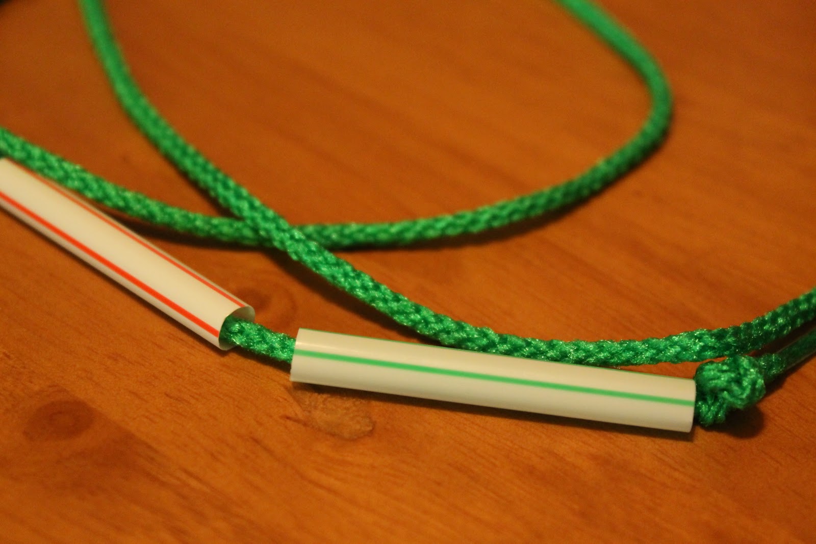 Play For a Day Crafting Straw Necklace