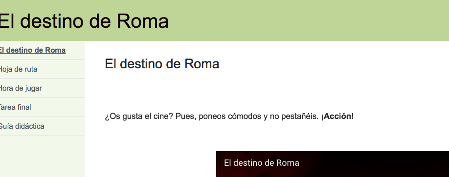 El destino de Roma