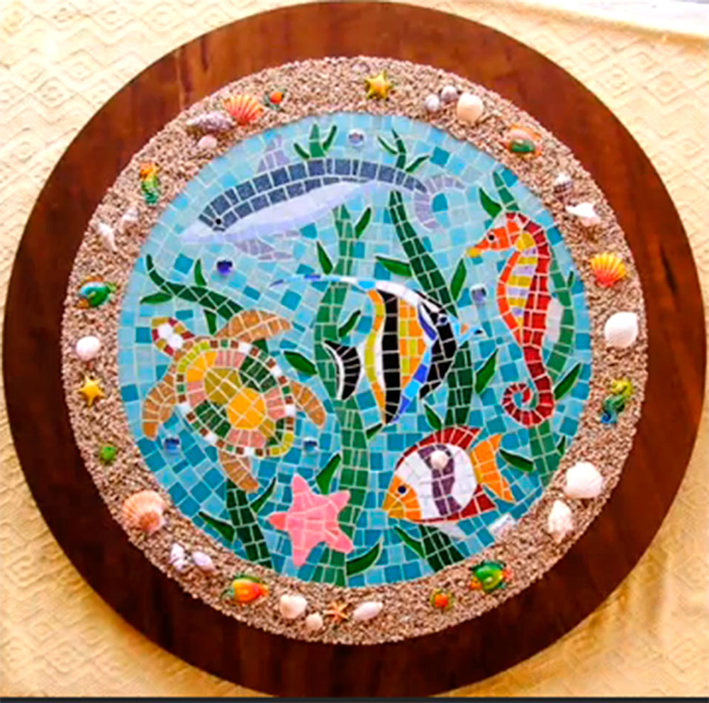 talento da terra artesanato e arte artesanato em mosaico