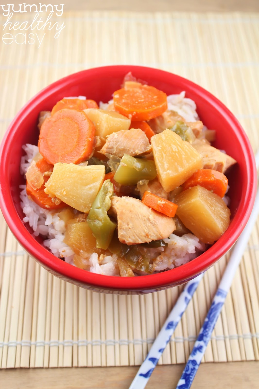 Slow Cooker Sweet & Sour Chicken Yummy Healthy Easy