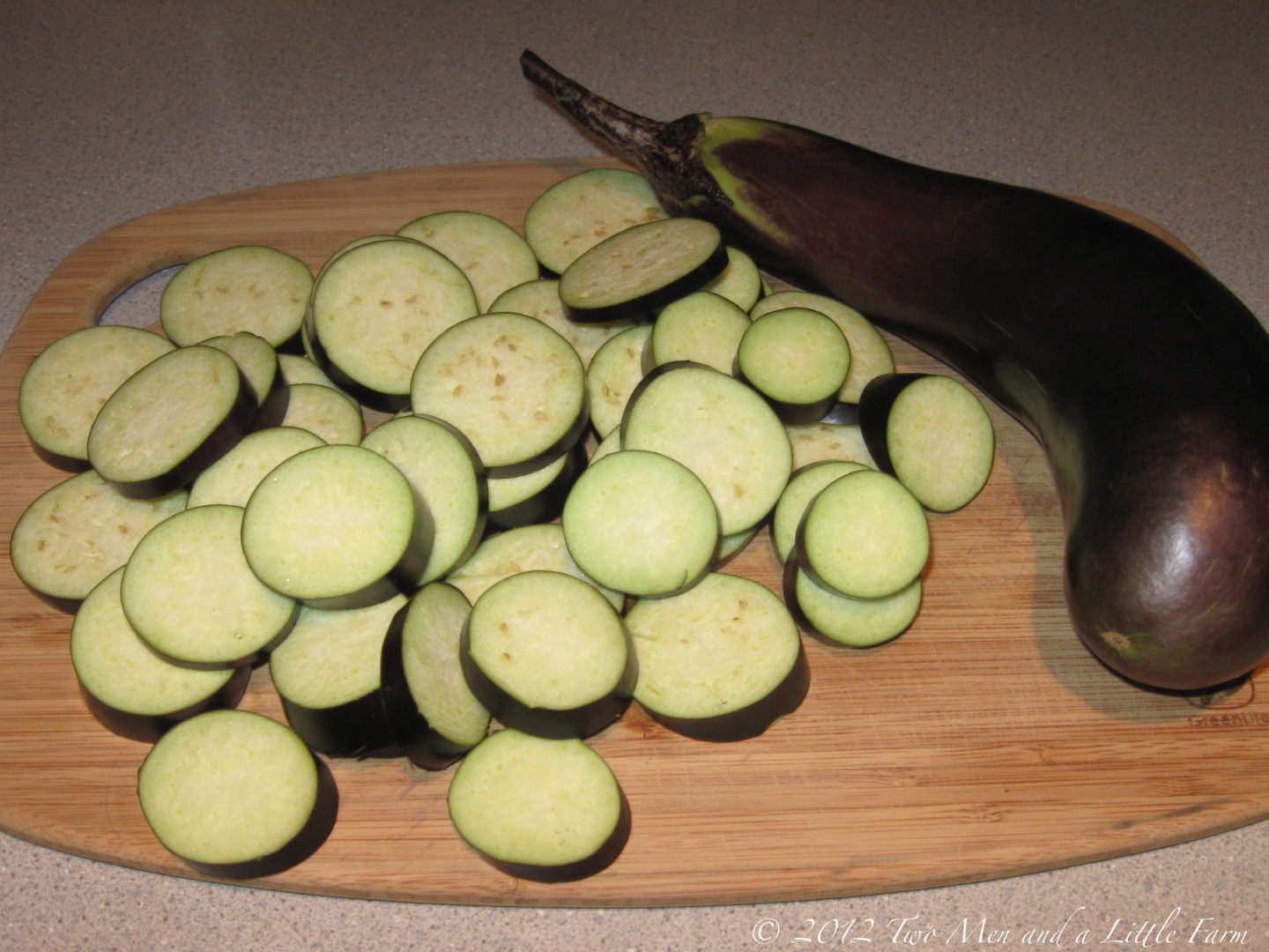 Two Men and a Little Farm OVEN ROASTED EGGPLANT RECIPE
