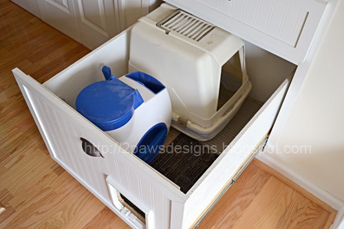 Diy Cat Litter Box In Stairs On Wall Diy Cat Litter Box In Stairs On Wall