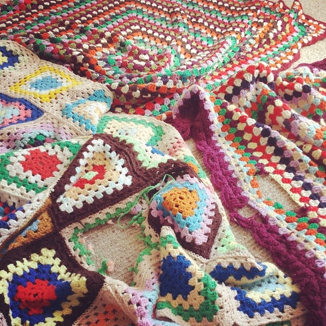 Vintage Crochet Granny Square Repair Tutorial Hooked by Robin