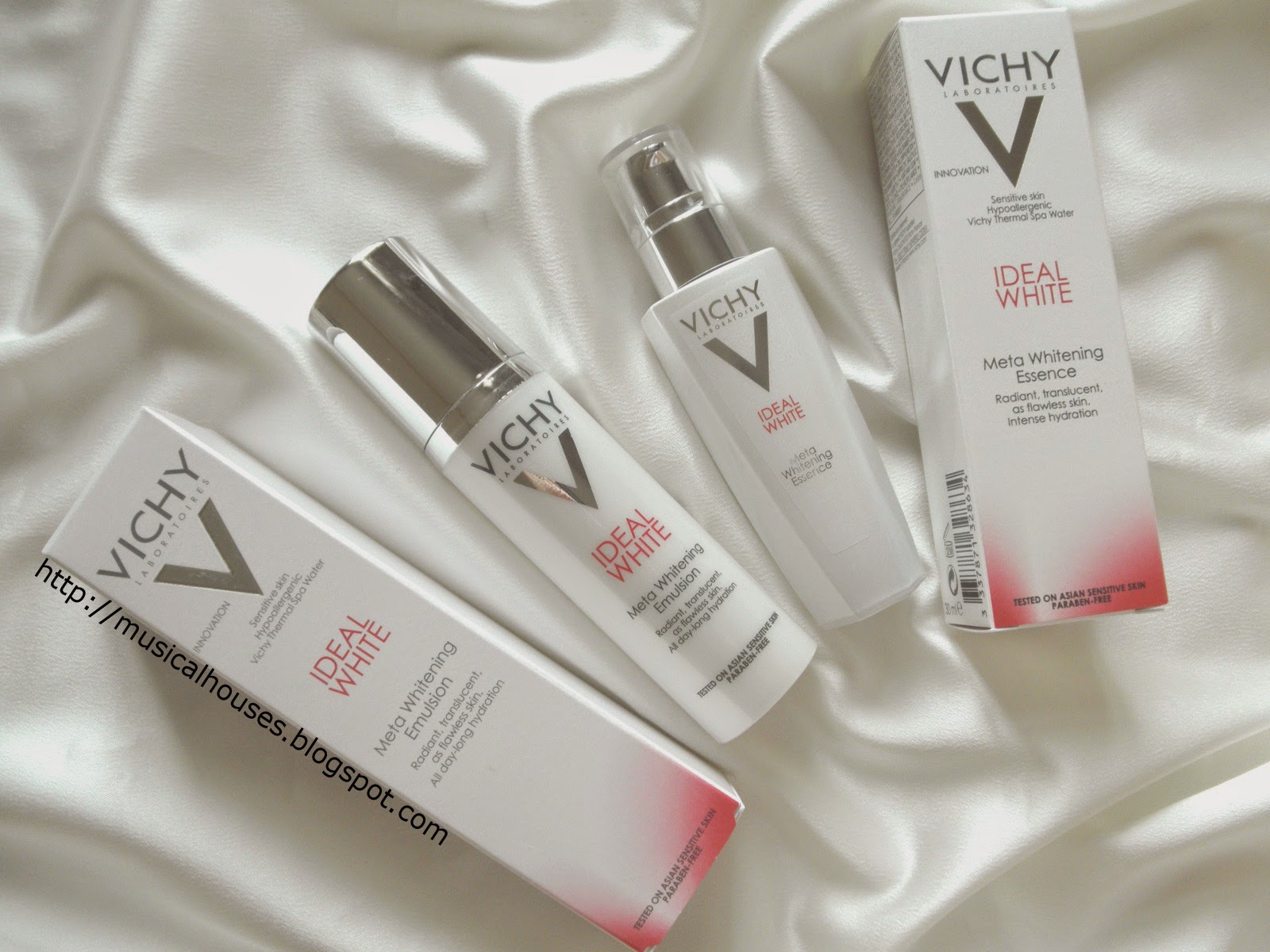 Vichy Ideal White Review Essence and Emulsion (with lots of