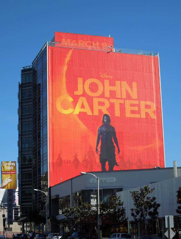 John Carter movie billboard