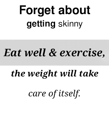Forget about getting skinny Forget about getting skinny