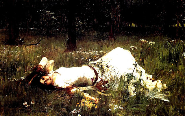 Lienzo de J. W. Waterhouse. Maria Antonia Ricas, FANTASMAS Y CÁLAMOS, Ed. El Toro de Barro, Tarancón de Cuenca 2005 Lienzo de J. W. Waterhouse. Maria Antonia Ricas, FANTASMAS Y CÁLAMOS, Ed. El Toro de Barro, Tarancón de Cuenca 2005
