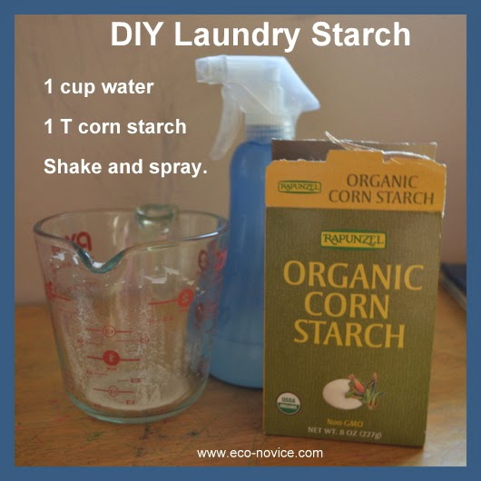 Eco-novice: Easy Homemade Starch for Ironing (and DIY Alternative to Dry  Cleaning)