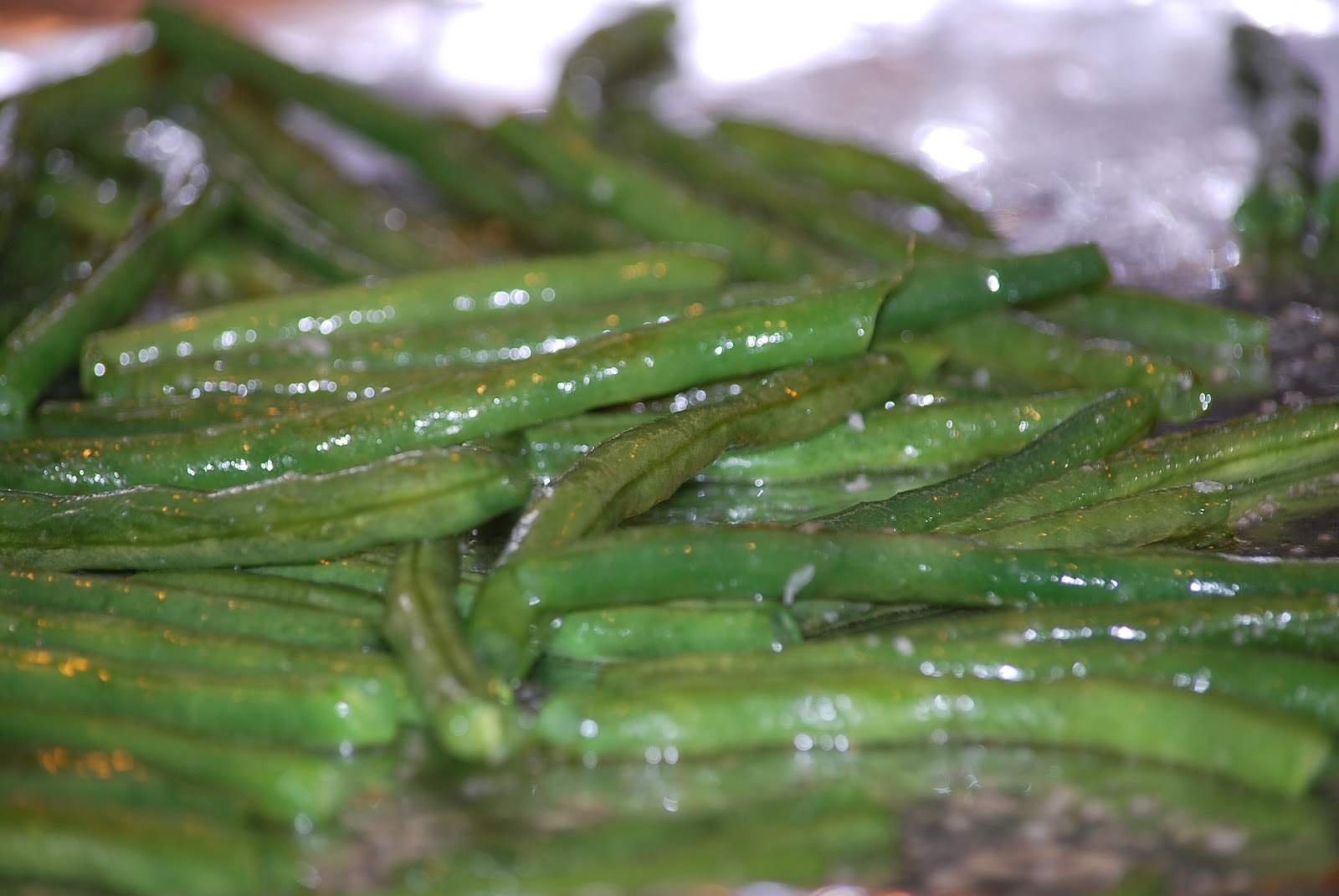 My story in recipes Roasted Green Beans