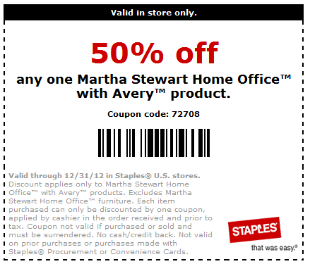 Coupons for staples uk