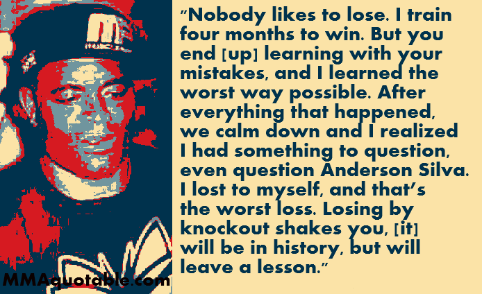 Motivational Quotes with Pictures (many MMA & UFC): Anderson Silva