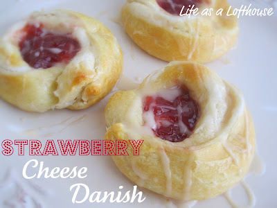 Strawberry Cheese Danish