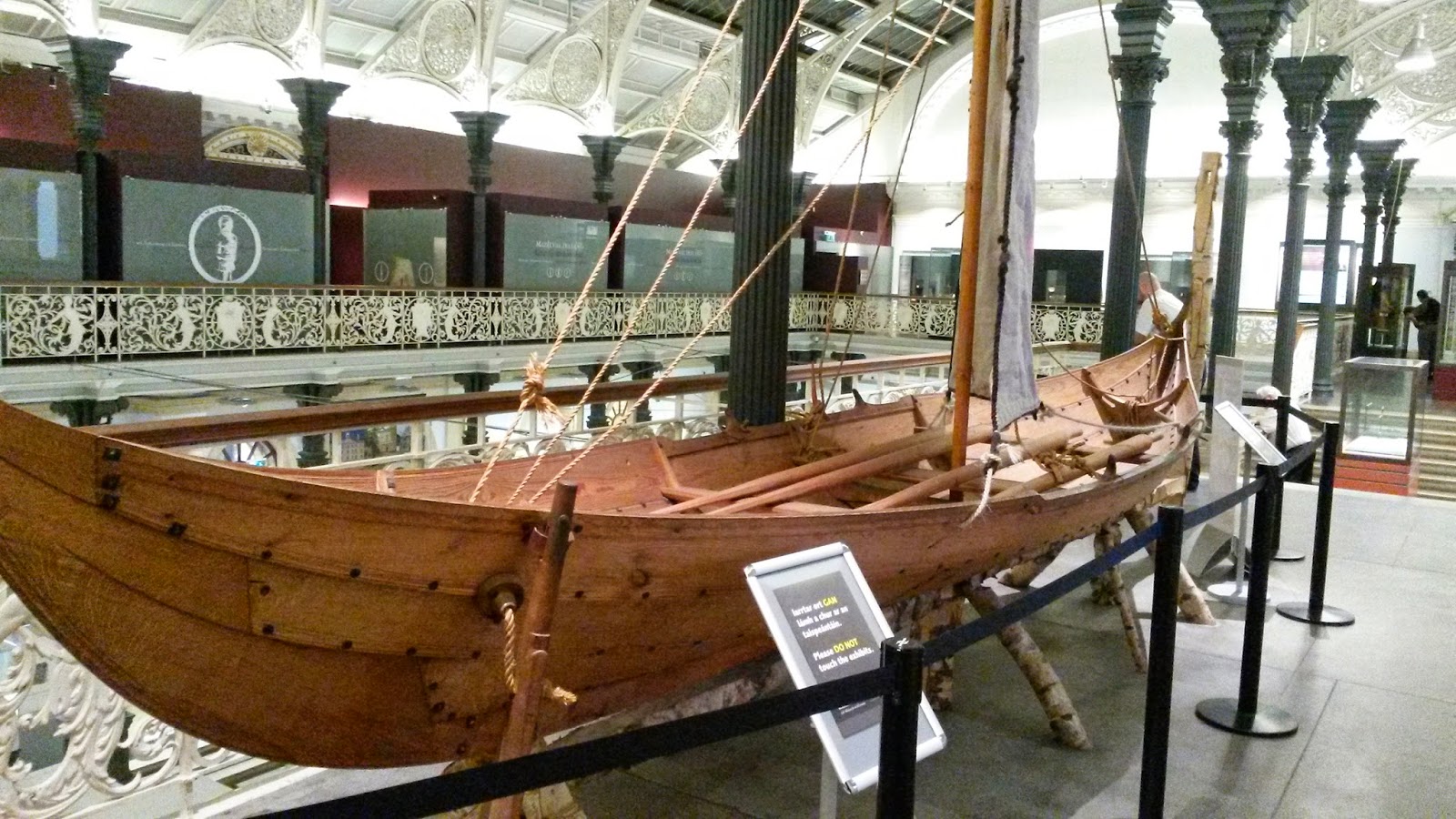 Alaska Scherrers Viking artifacts at the museum in Dublin